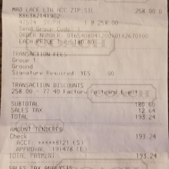 NWT Coach Madison - Picture 8 of 8